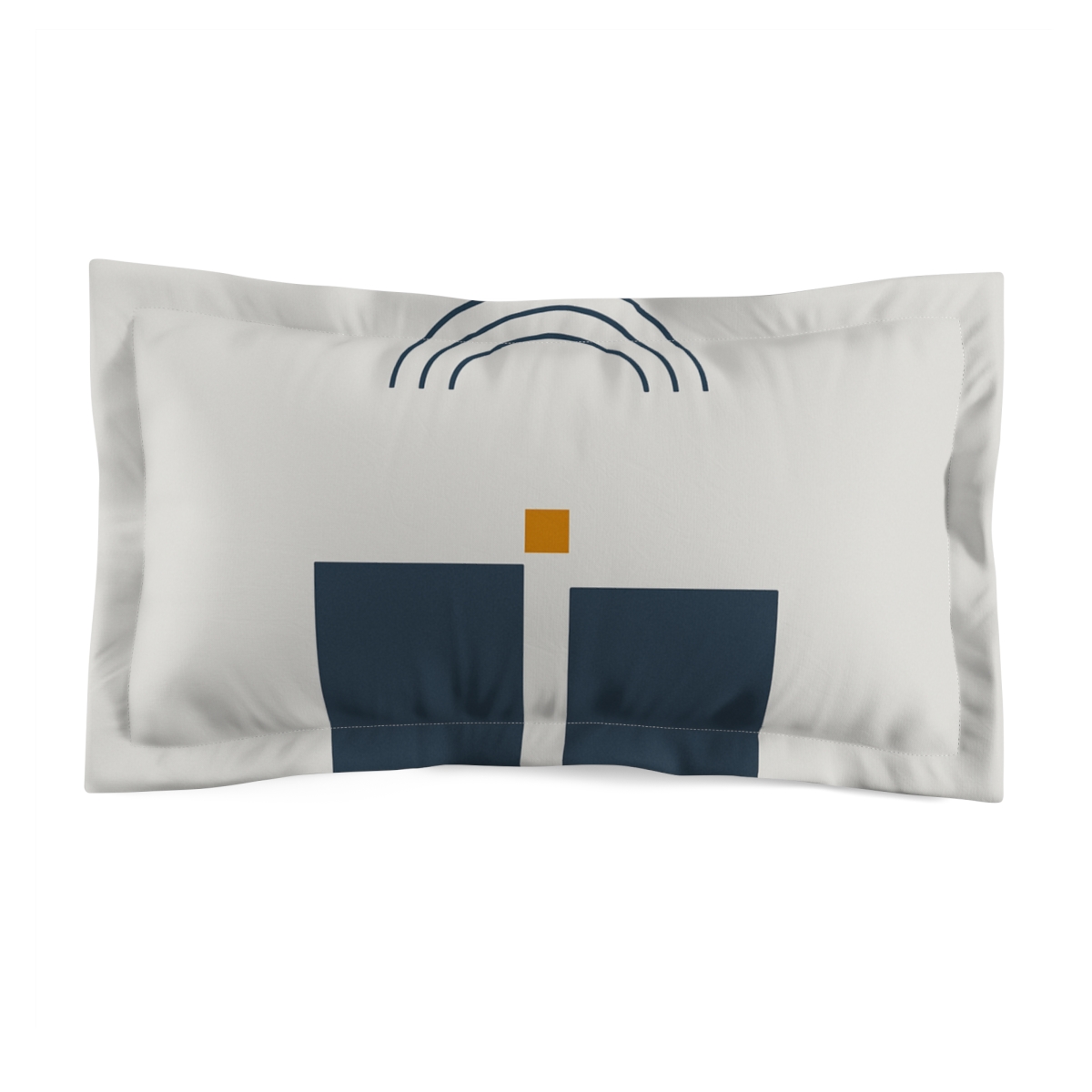 Three Arcs With Split Blocks soft plush pillows