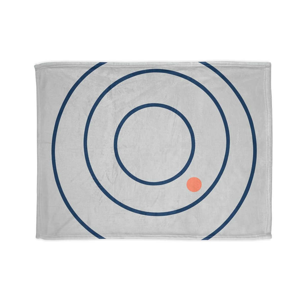 Three Calm Rings With Accent Dot designer printed blankets