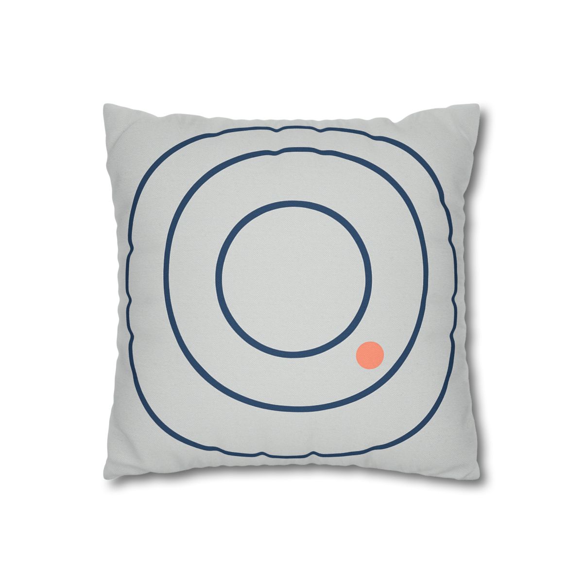 Three Calm Rings With Accent Dot trendy patterned pillow cases