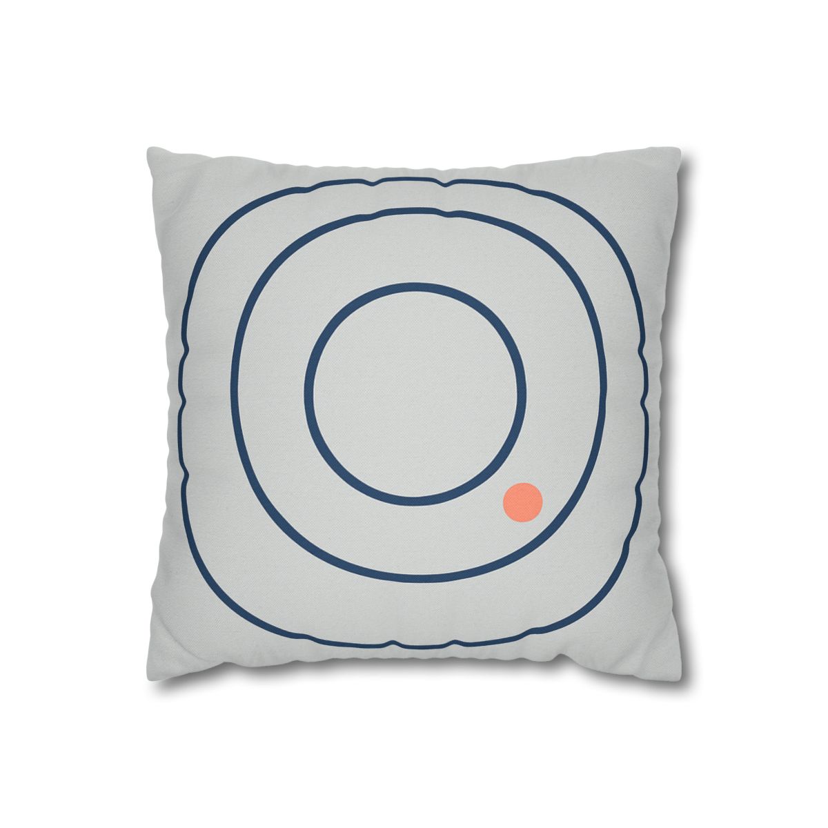 Three Calm Rings With Accent Dot trendy patterned pillow cases