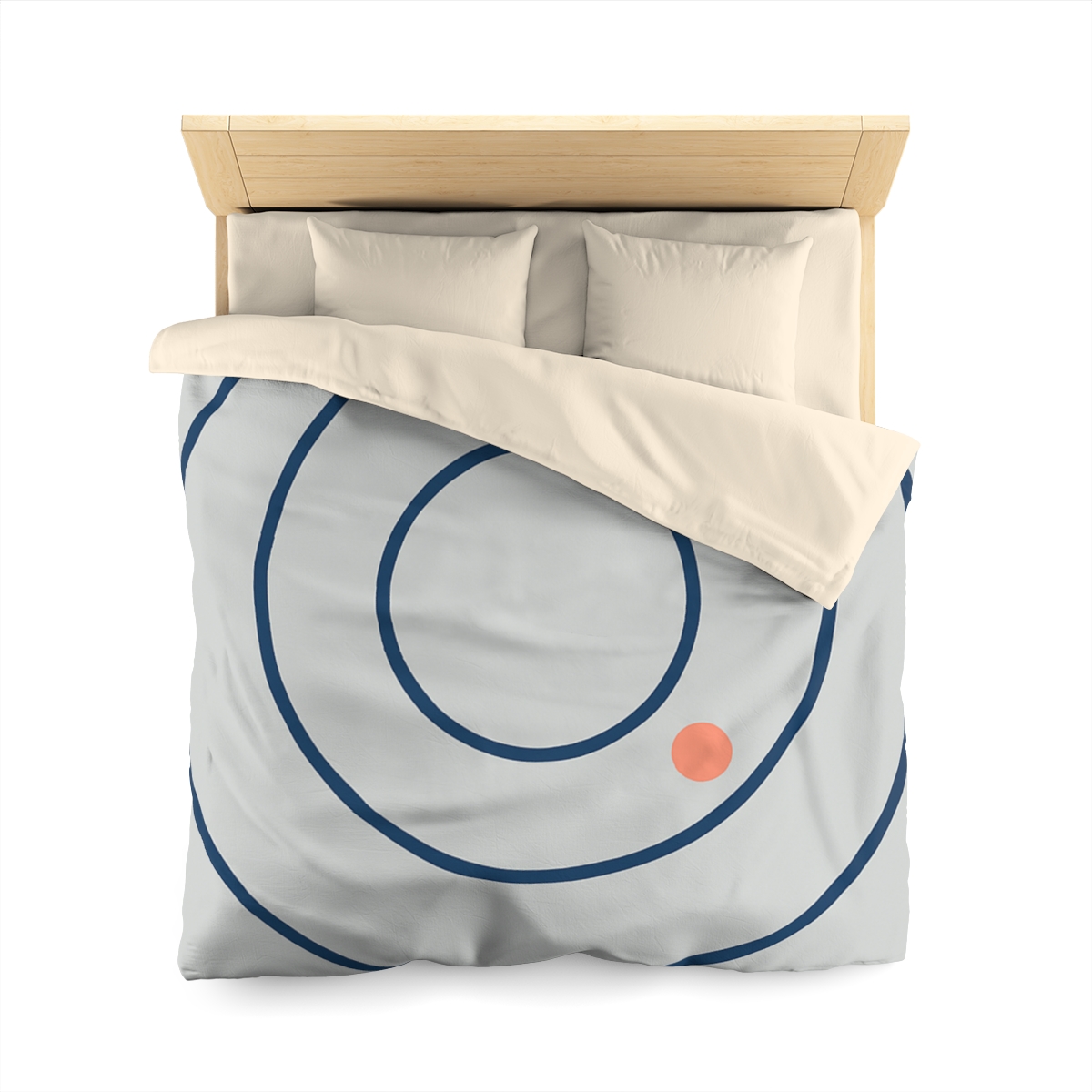 Three Calm Rings With Accent Dot personalized bedding duvets