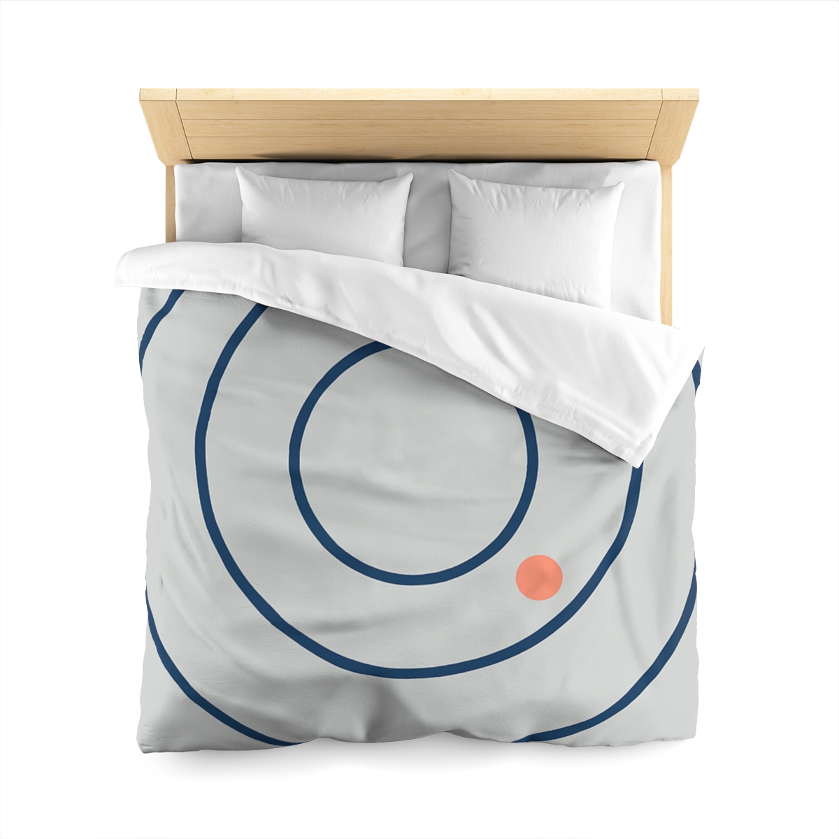 Three Calm Rings With Accent Dot personalized bedding duvets