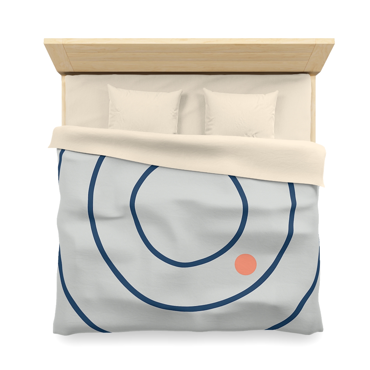 Three Calm Rings With Accent Dot personalized bedding duvets