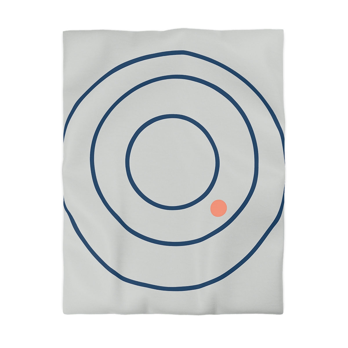 Three Calm Rings With Accent Dot personalized bedding duvets