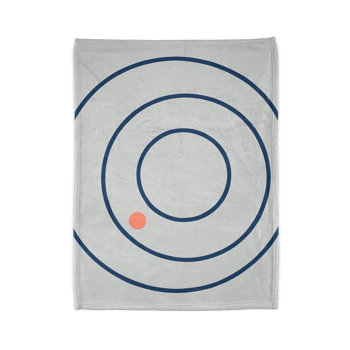 Three Calm Rings With Accent Dot designer printed blankets