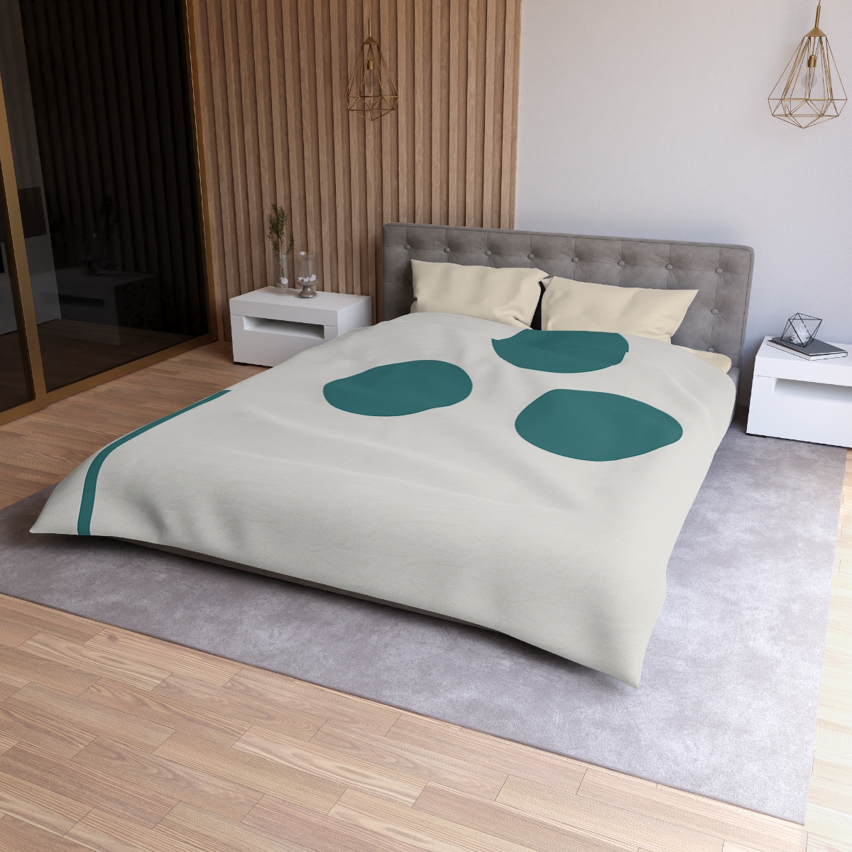 Three Circle Drift With Corner Bar personalized bedding duvets