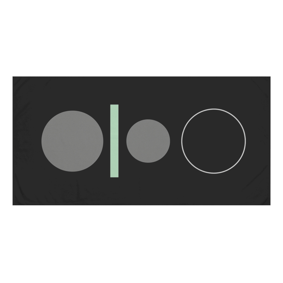 Three Circles With Nebula Bridge decorative home towelscustom towels