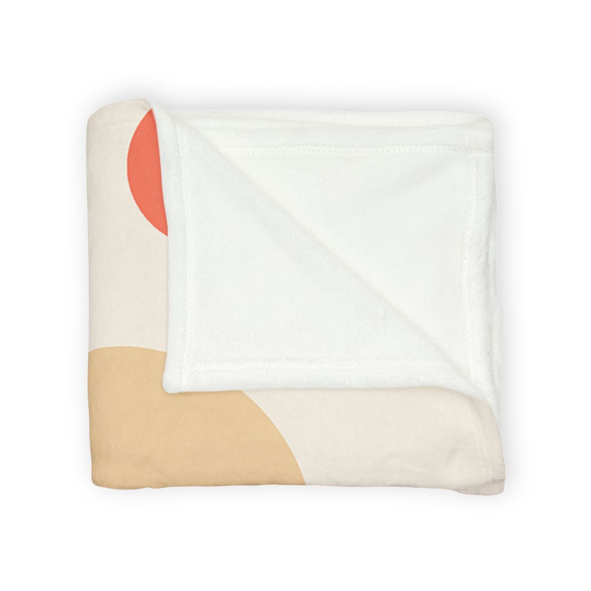 Three Circles With Quiet Overlap designer printed blankets