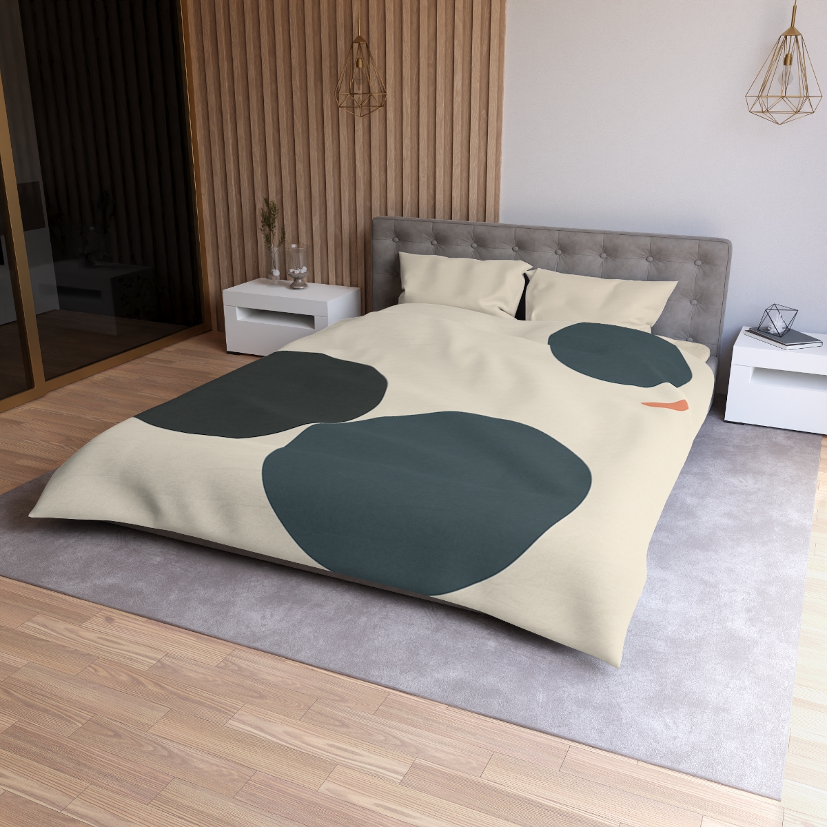 Three Circles With Shared Edge unique patterned duvets