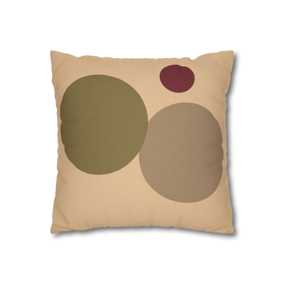 Three Circles With Shared Edge soft cotton pillow cases