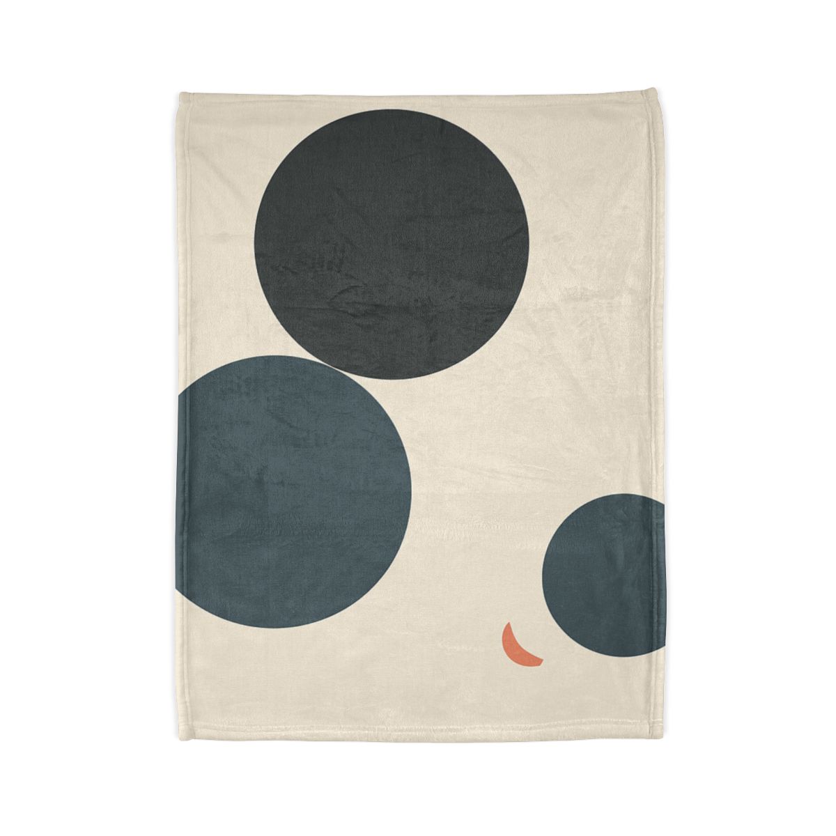 Three Circles With Shared Edge designer printed blankets