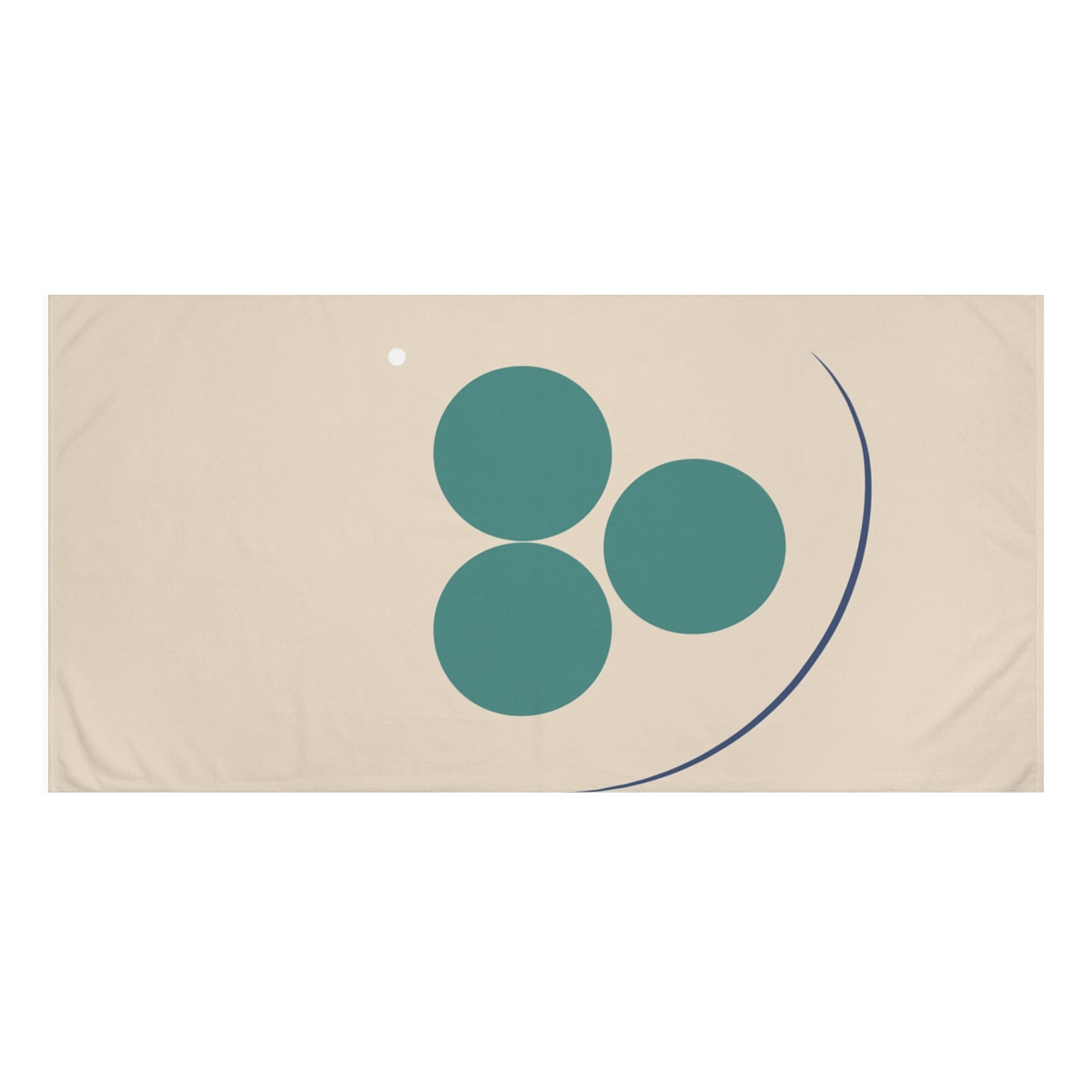 Three Disks With Tangent Arc decorative home towels
