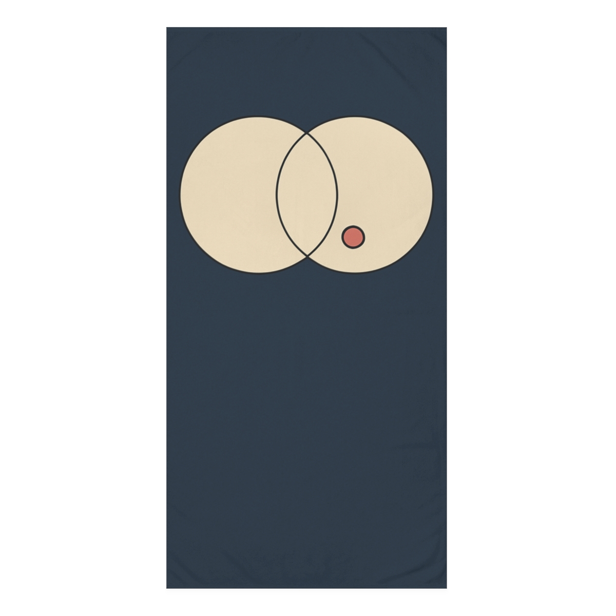 Three Haloed Circles custom towels