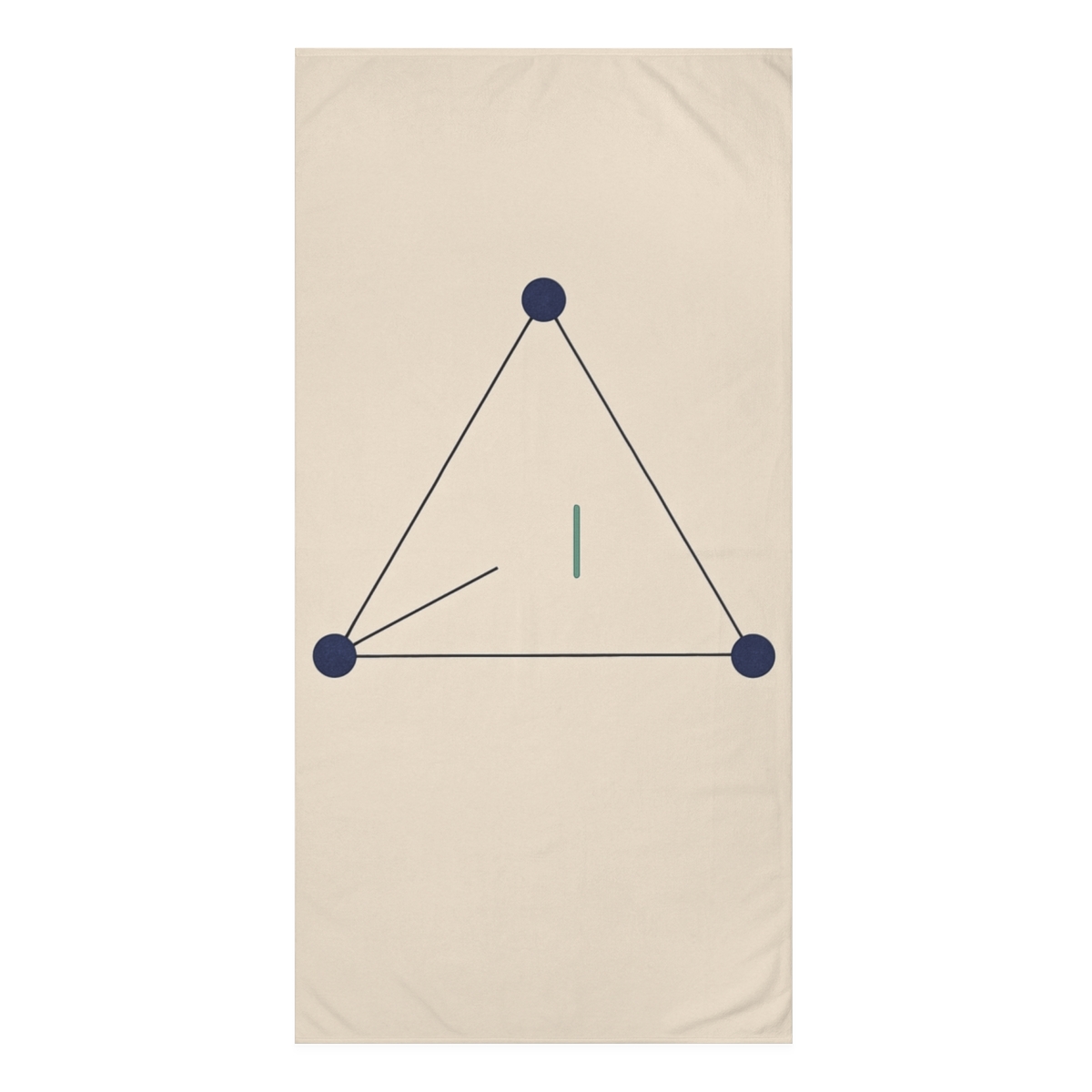 Three Node Vector Junction designer printed towels