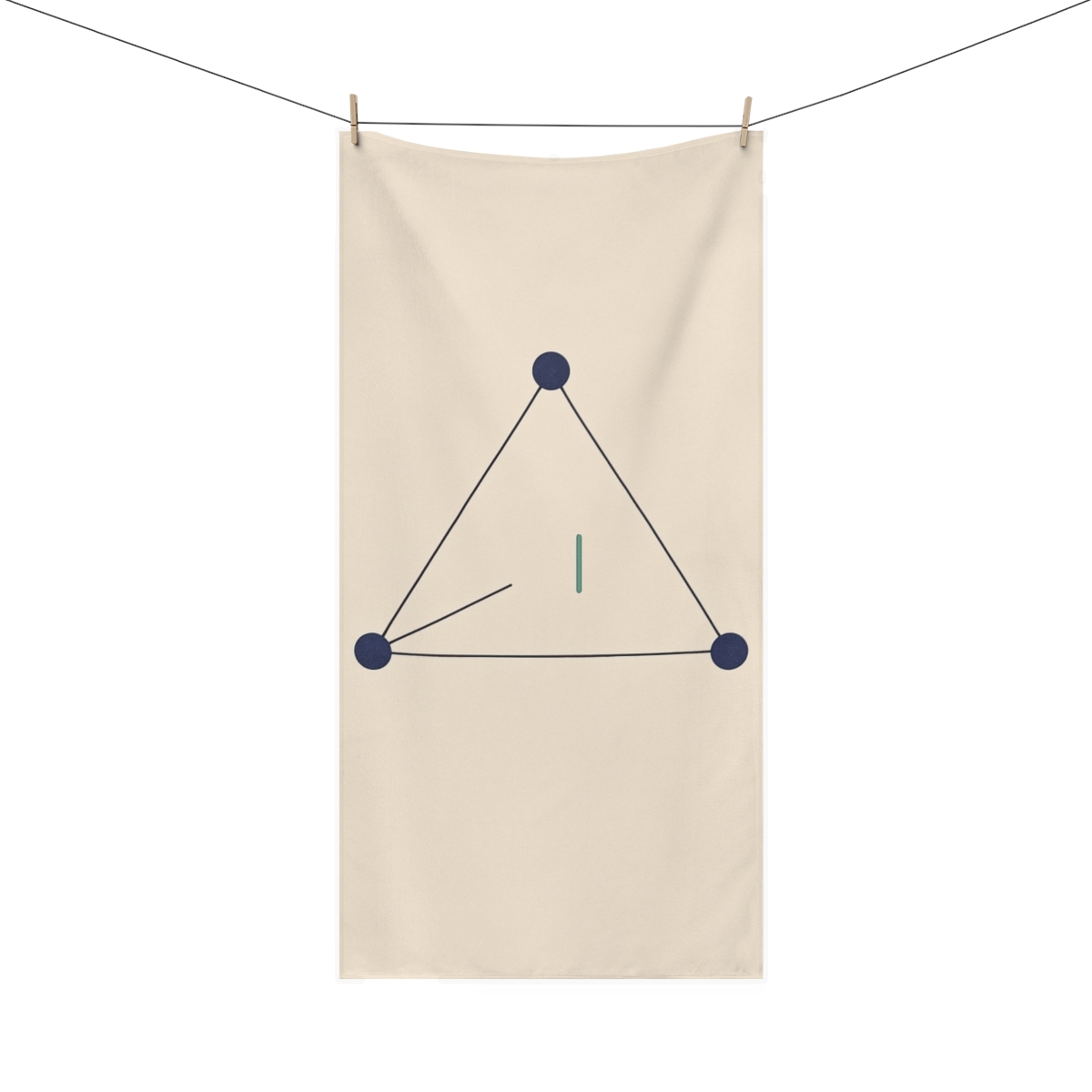 Three Node Vector Junction designer printed towels