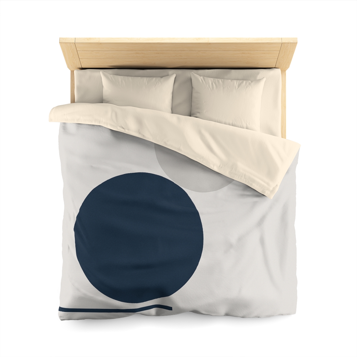 Three Orbiting Forms personalized bedding duvets