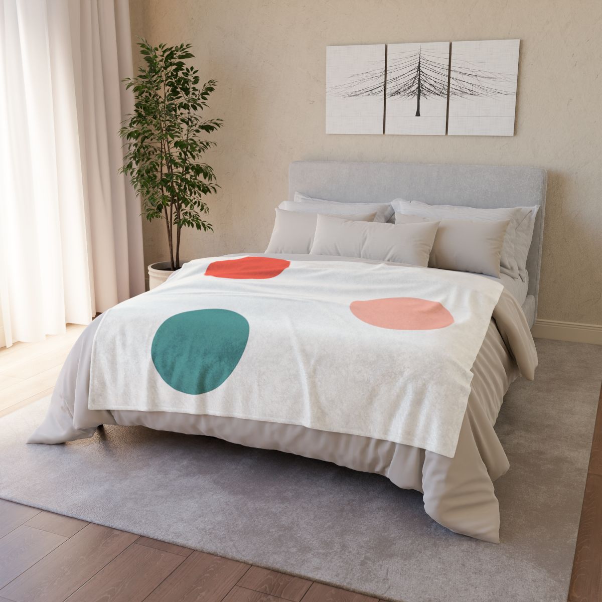 Three Point Triangle Rhythm trendy patterned blankets