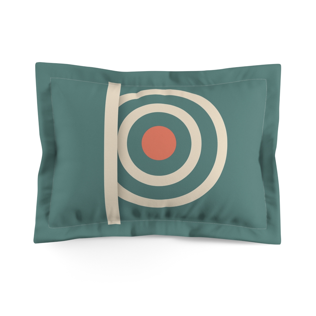 Three Quiet Rings And Offset Bar unique shape pillows