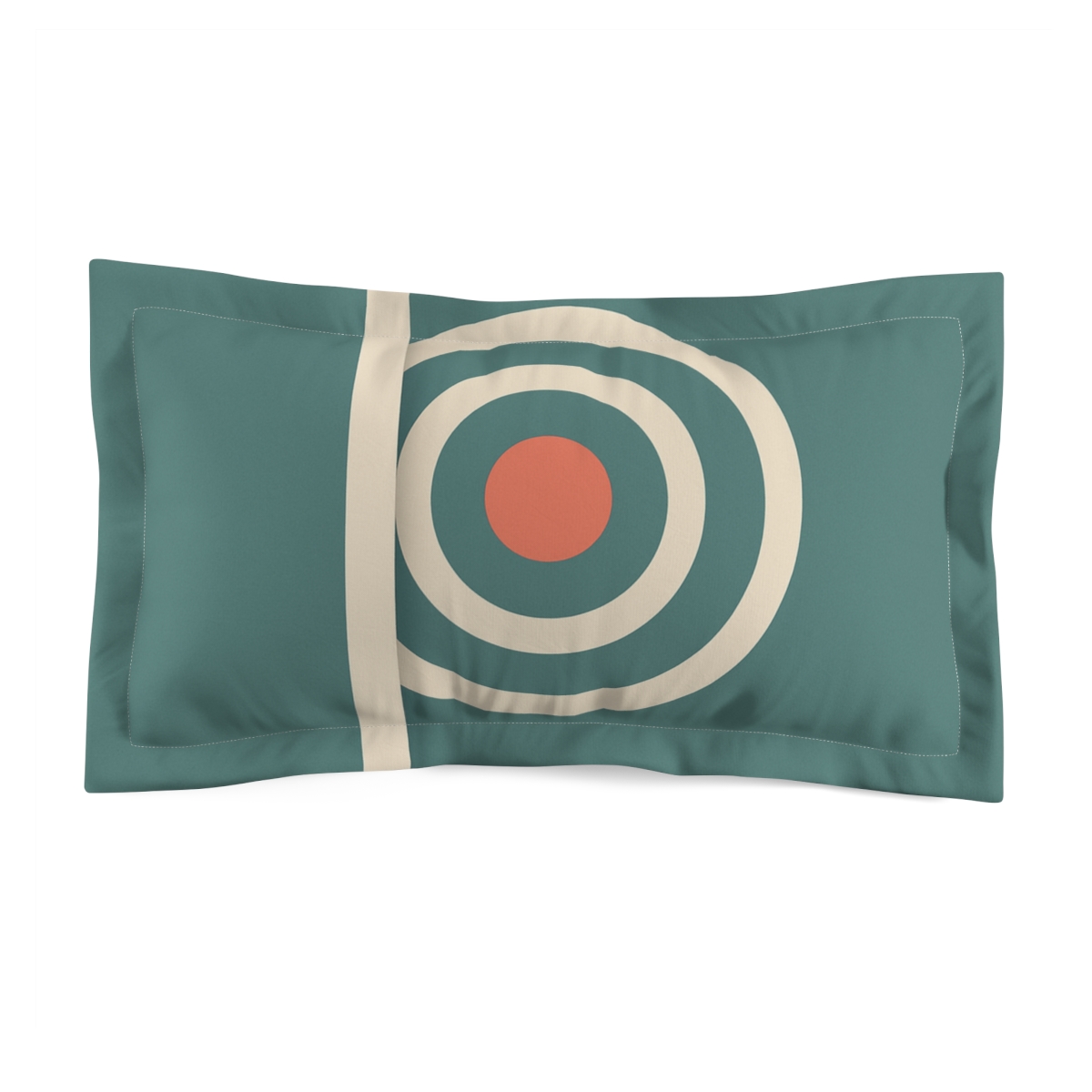 Three Quiet Rings And Offset Bar unique shape pillows