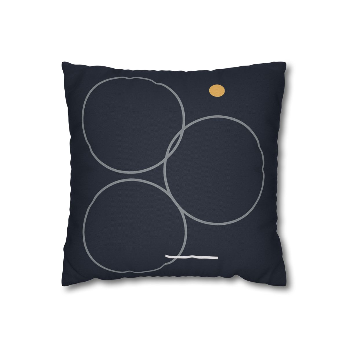 Three Rings With Shared Tangent Bar unique gift pillow cases