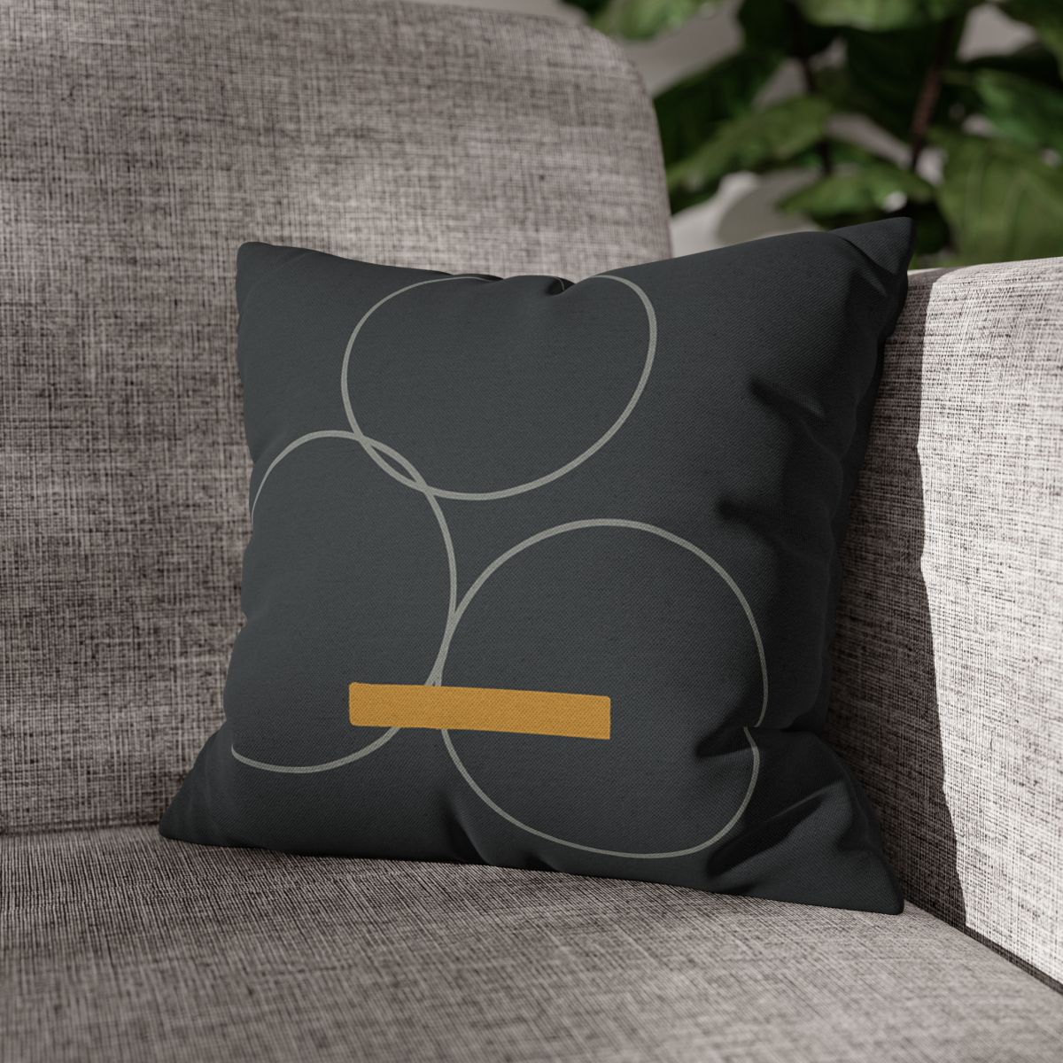 Three Rings With Shared Tangent Bar custom pillow cases