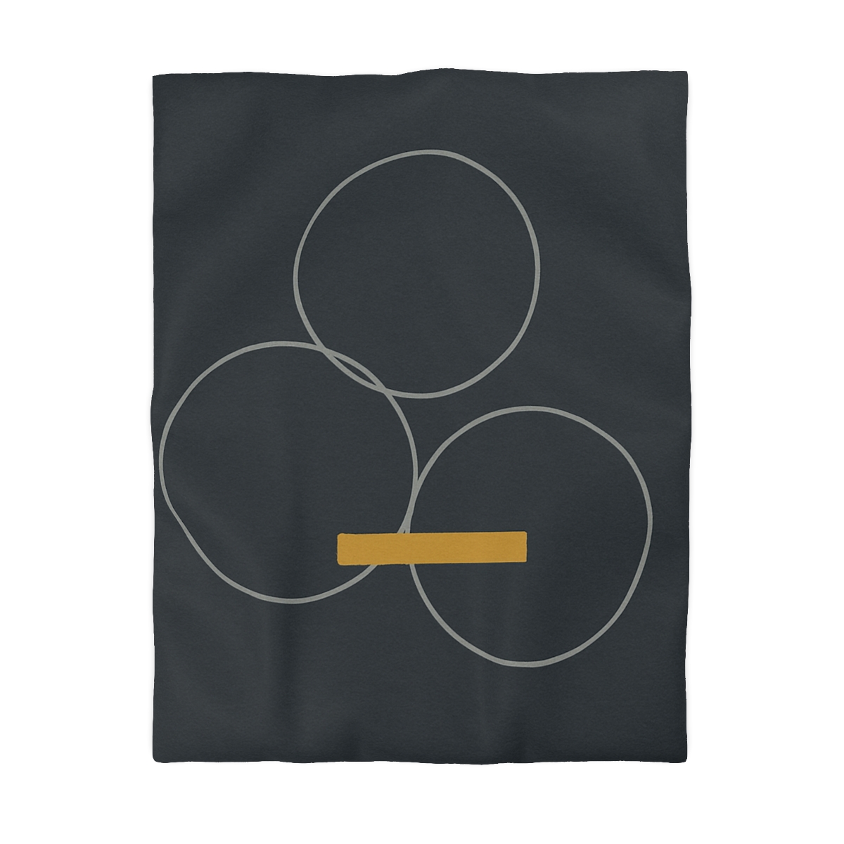 Three Rings With Shared Tangent Bar personalized bedding duvets