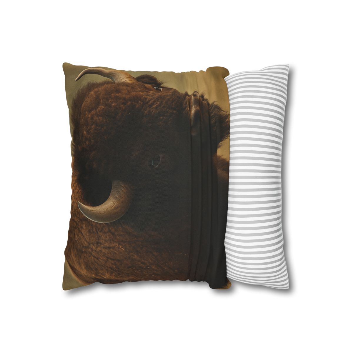 Thunder Stillness American Bison soft cotton pillow cases