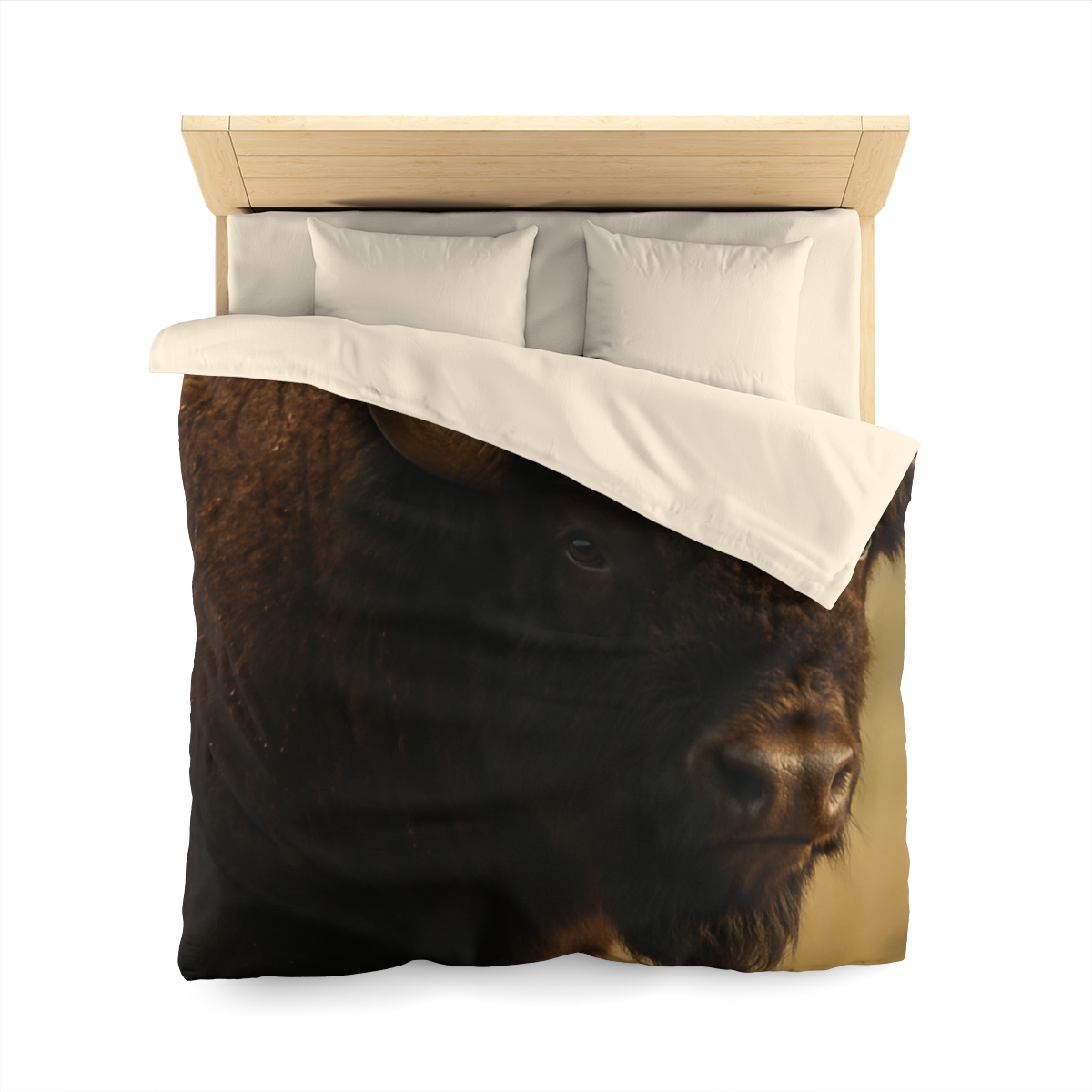 Thunder Stillness American Bison duvets for gifts