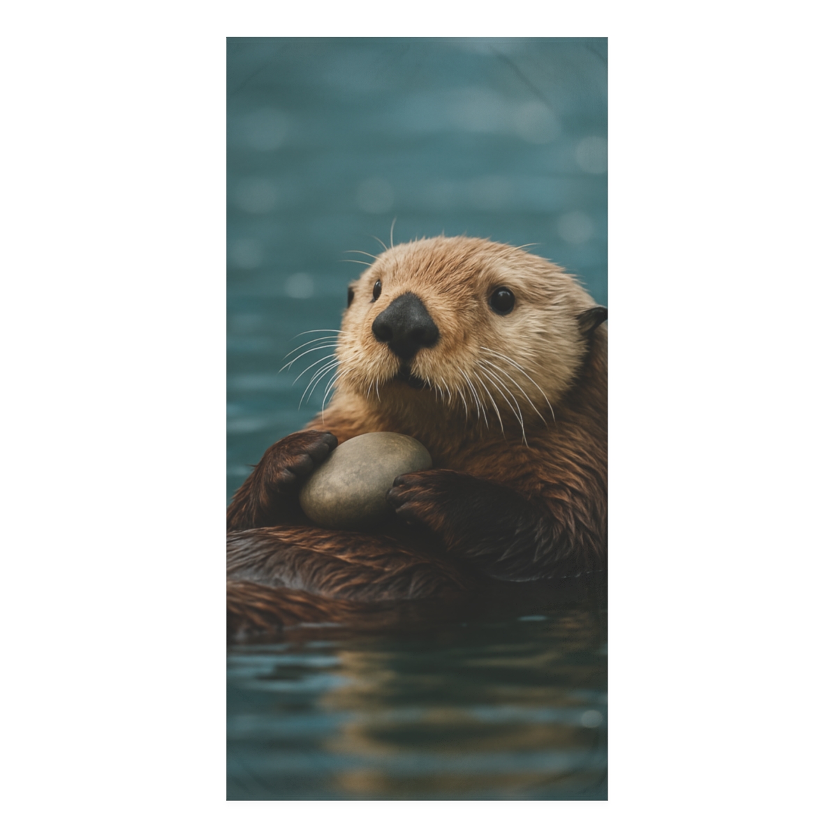 Tidal Drift Sea Otter comfortable face towels