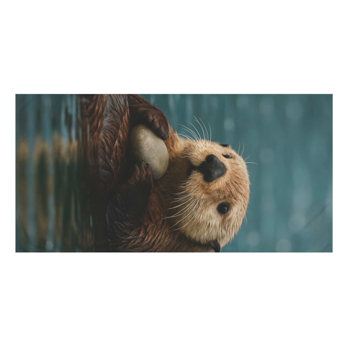 Tidal Drift Sea Otter comfortable face towels