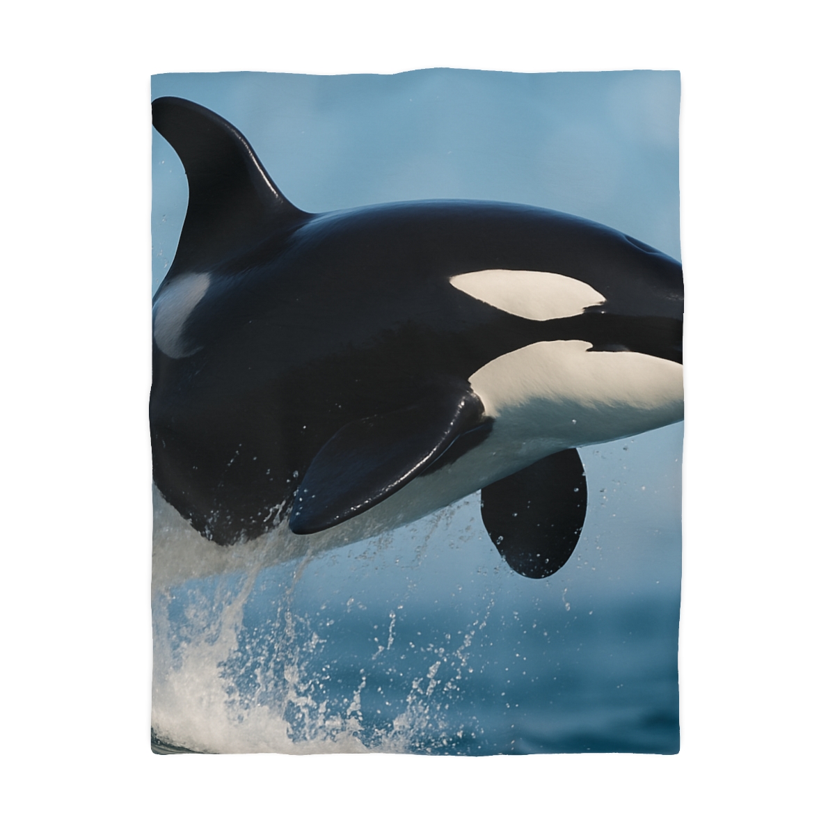 Tidal Monarch Orca custom duvets