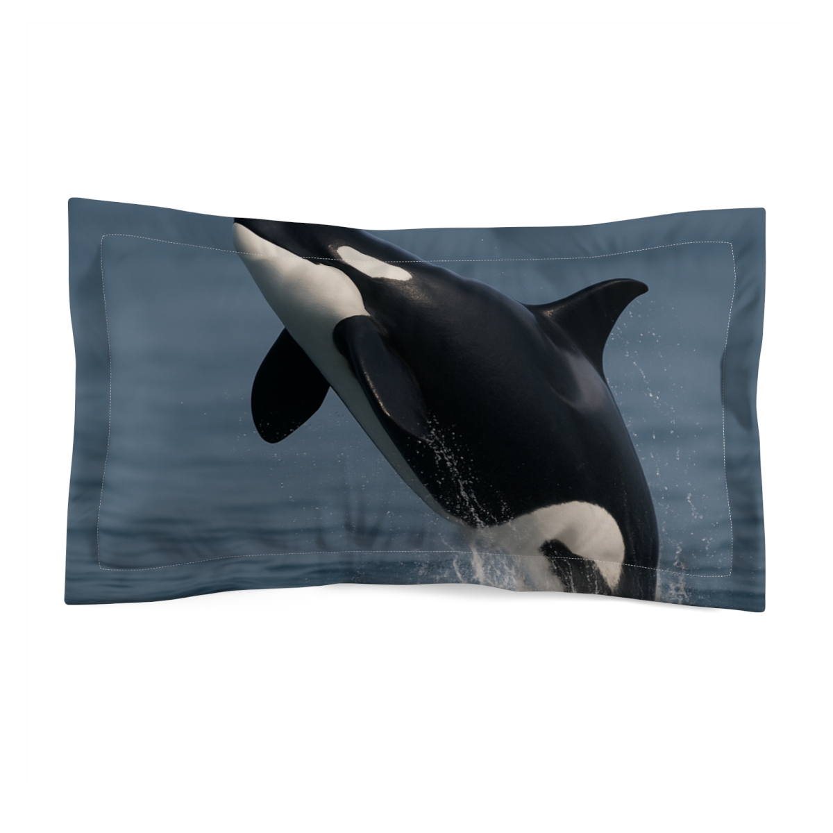 Tidal Monarch Orca soft plush pillows