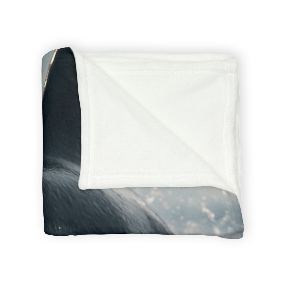 Tidal Monarch Orca personalized cozy blankets