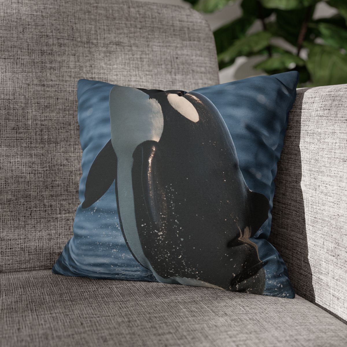 Tidal Monarch Orca soft cotton pillow cases