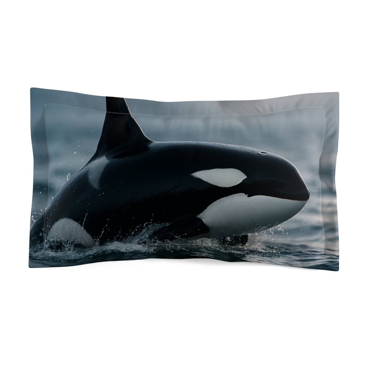 Tidal Monarch Orca soft plush pillows