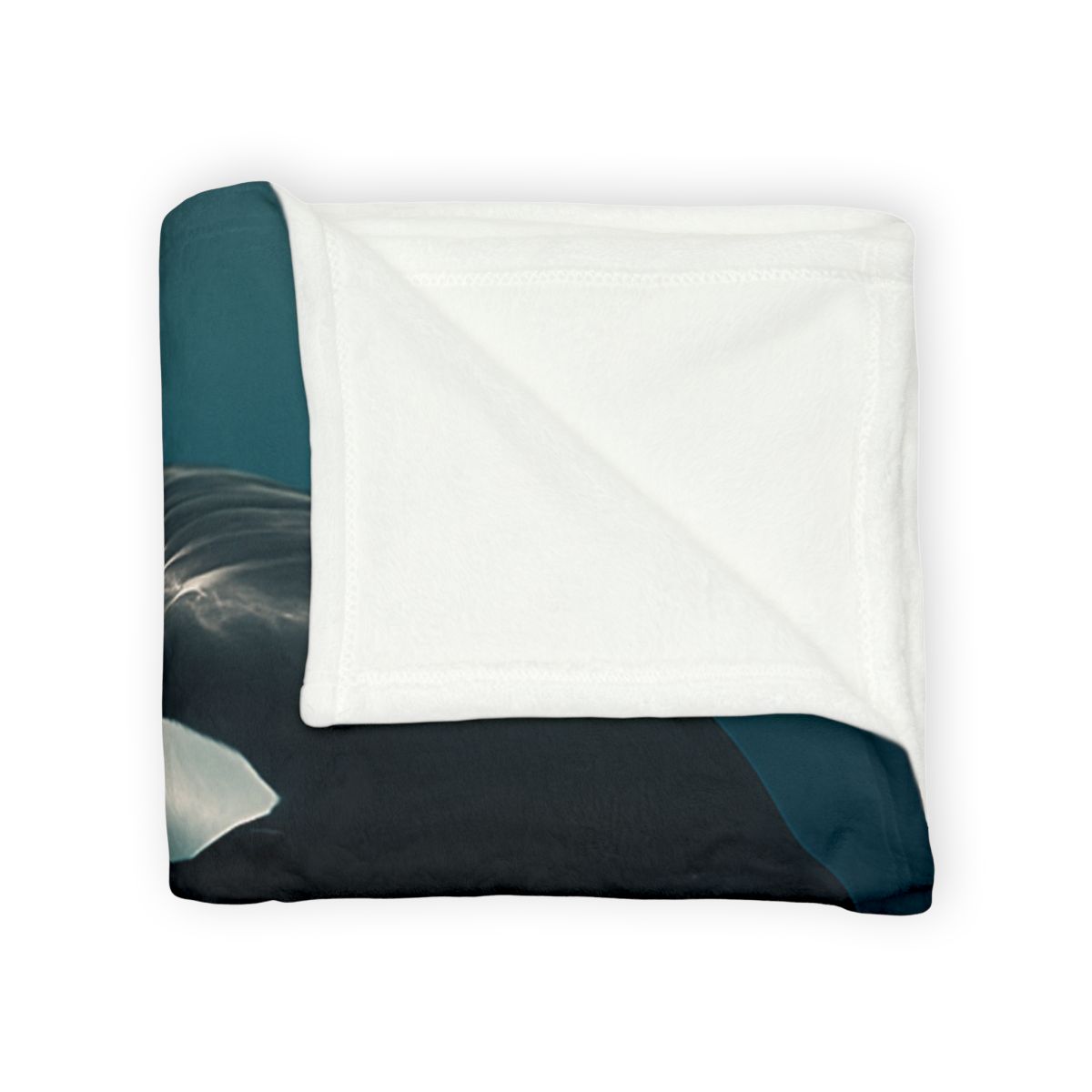 Tidal Shadow Orca designer printed blankets