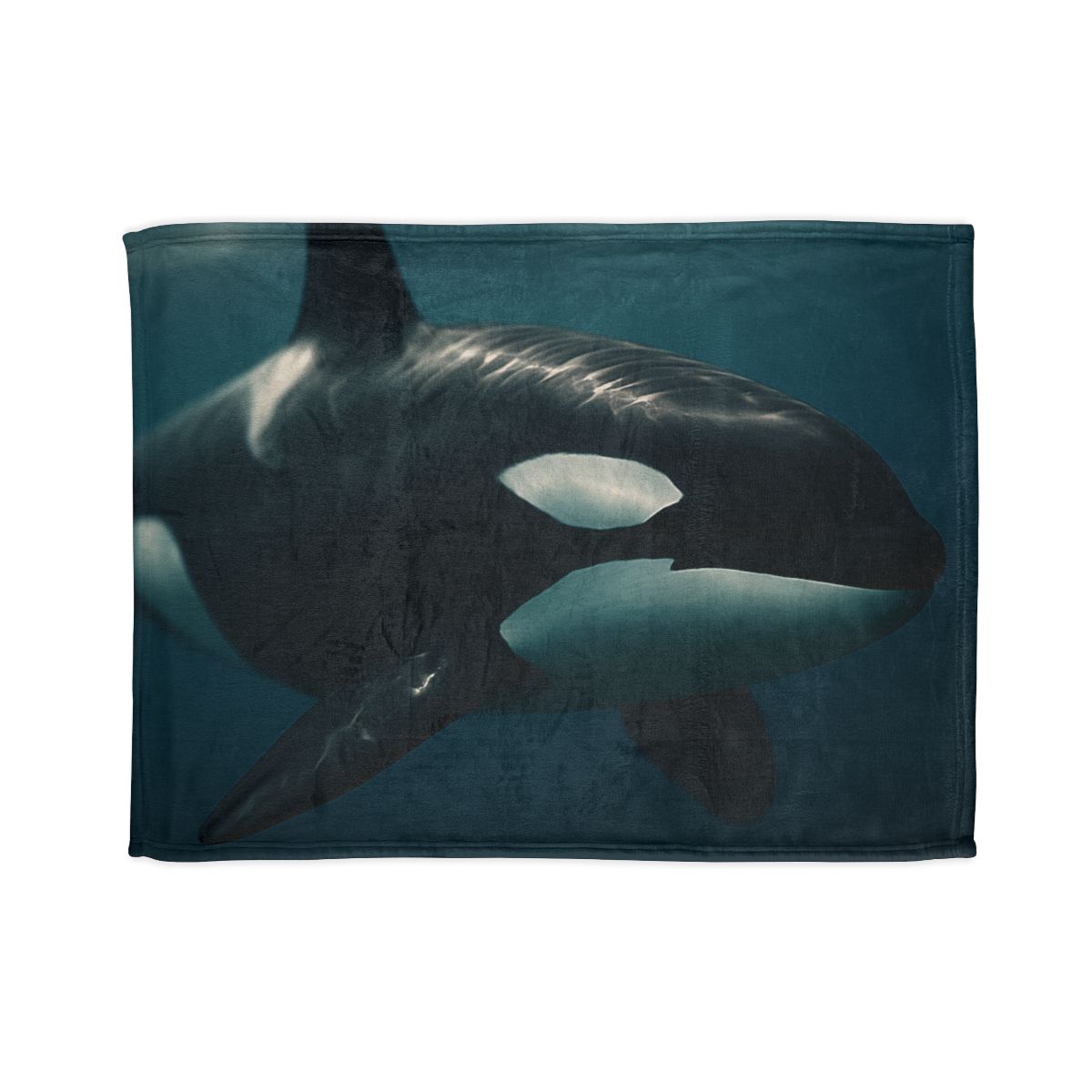 Tidal Shadow Orca designer printed blankets
