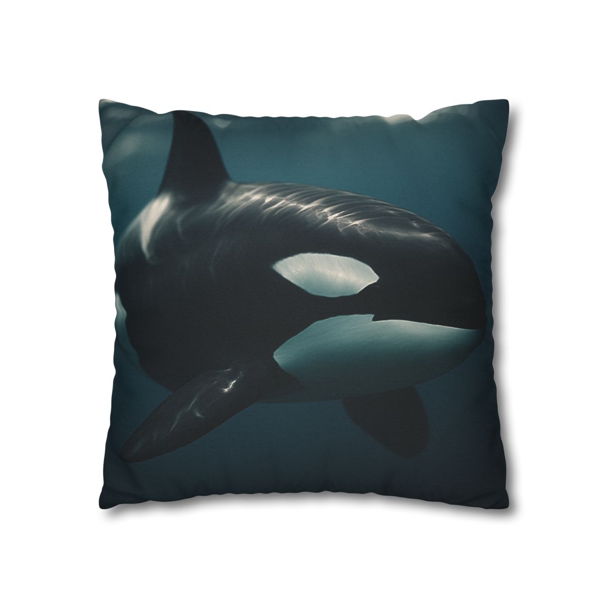 Tidal Shadow Orca soft cotton pillow cases