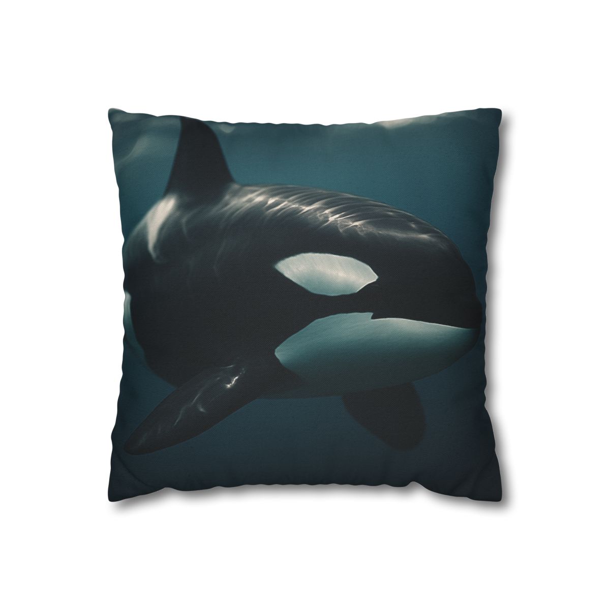 Tidal Shadow Orca soft cotton pillow cases