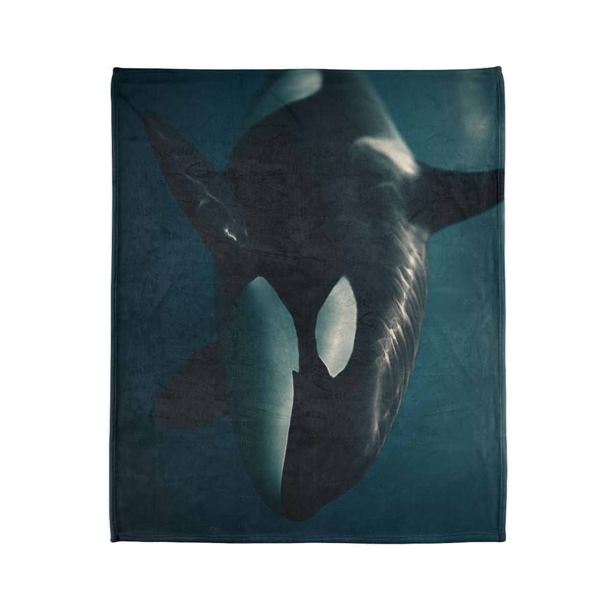 Tidal Shadow Orca designer printed blankets
