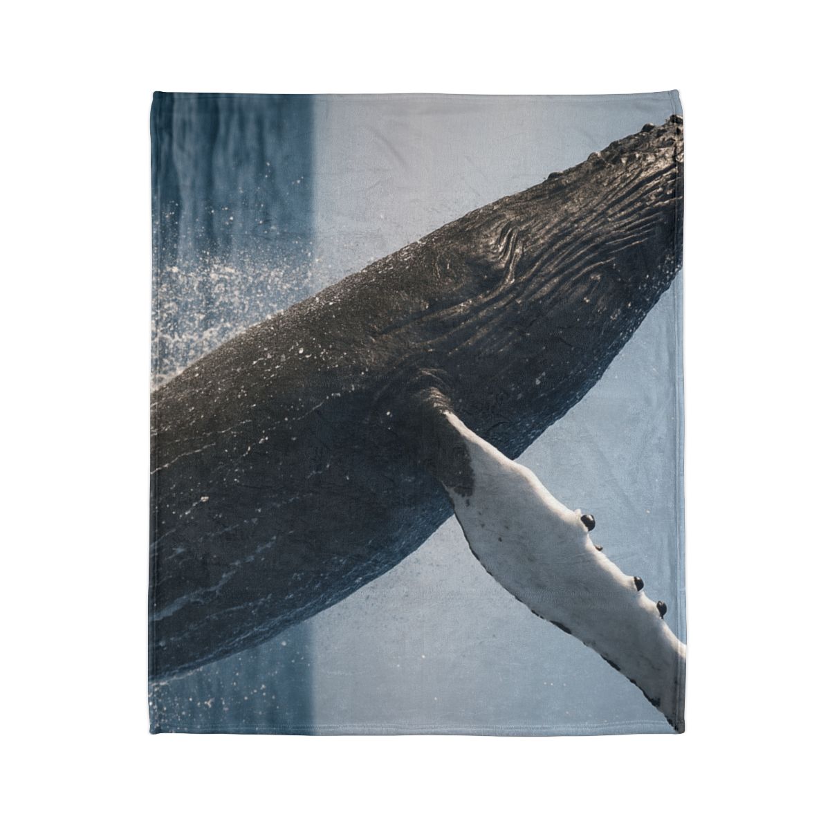 Tidal Song Humpback Whale stylish throw blankets