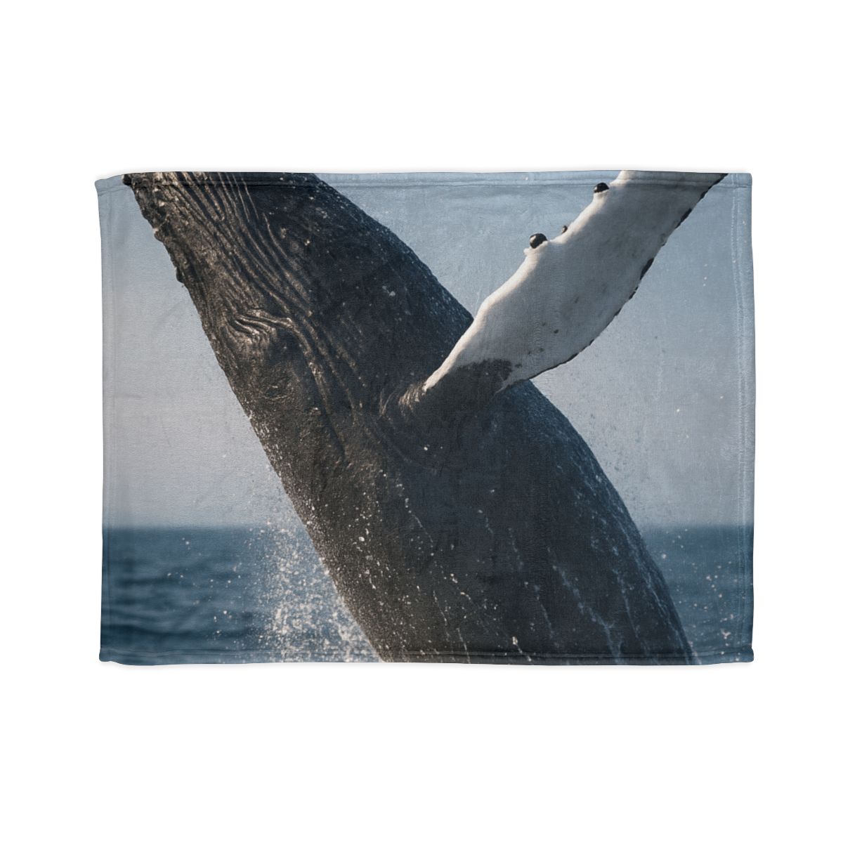 Tidal Song Humpback Whale stylish throw blankets