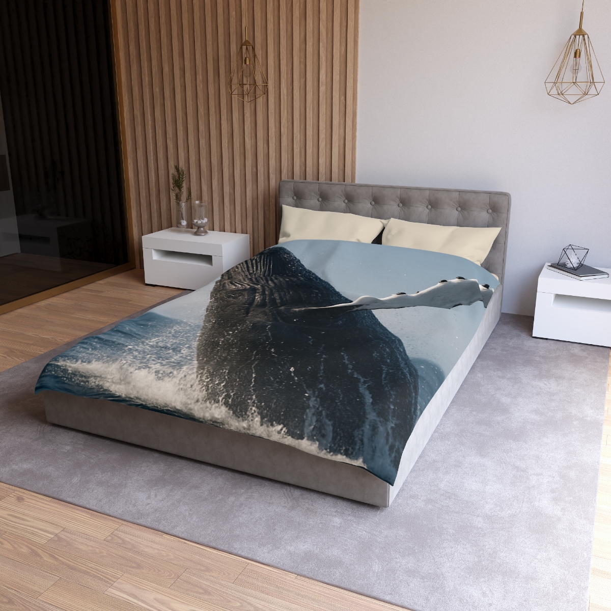 Tidal Song Humpback Whale trendy bedroom duvets