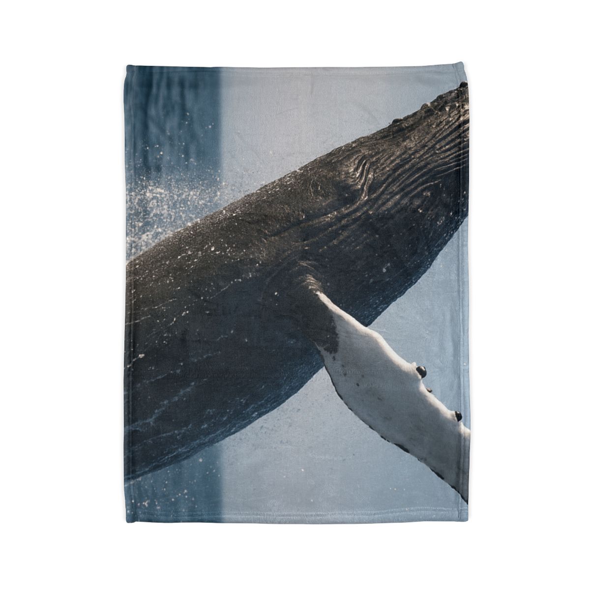 Tidal Song Humpback Whale stylish throw blankets