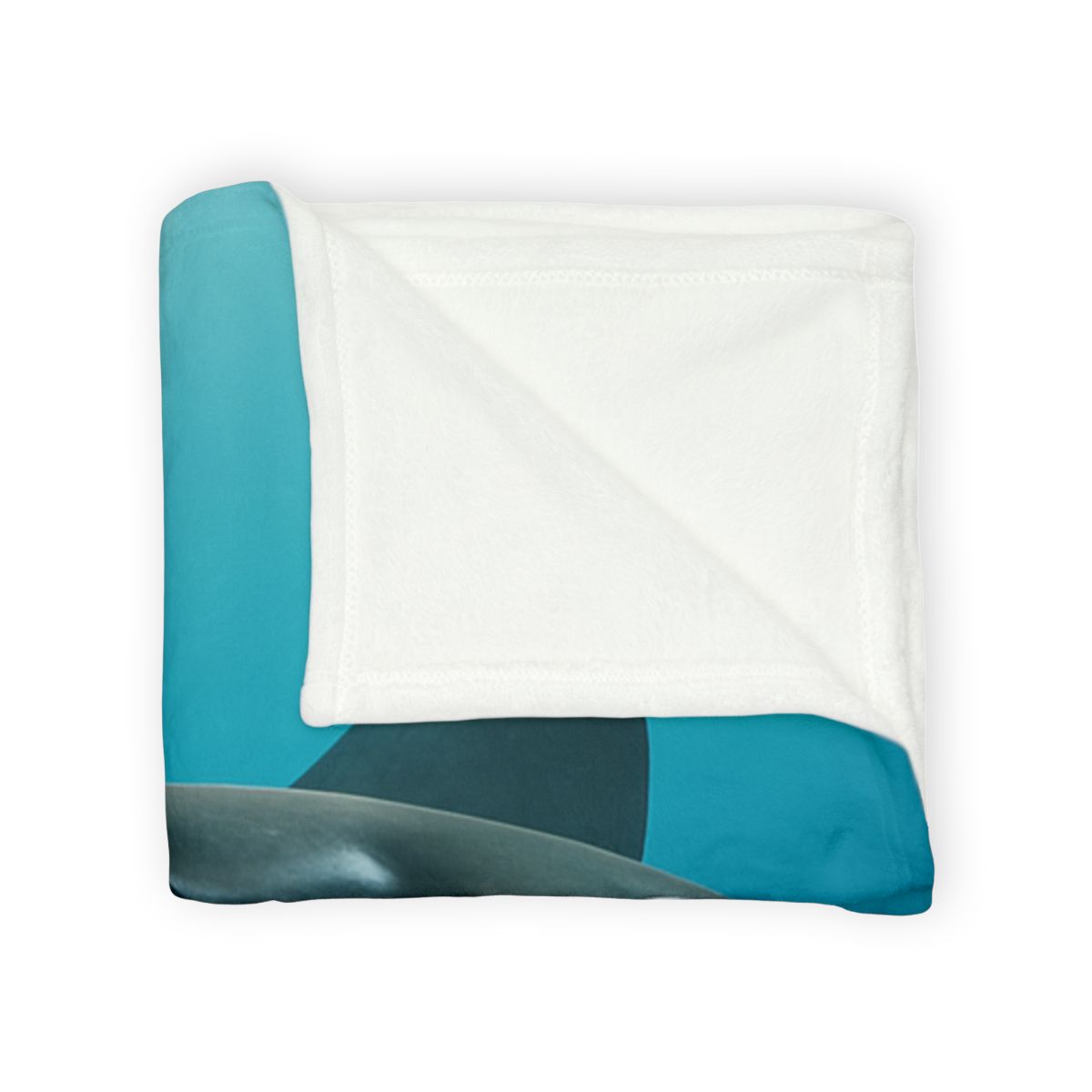 Tidal Wings Reef Manta Ray stylish throw blankets