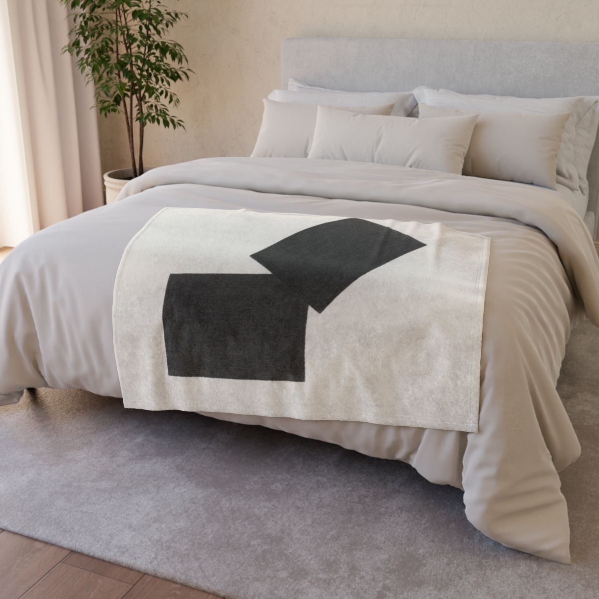 Tilted Twin Rectangle Calm trendy patterned blankets
