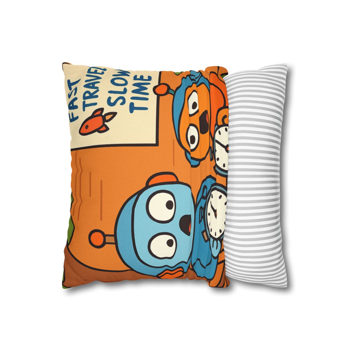 Time Dilation Treehouse Twins soft cotton pillow cases