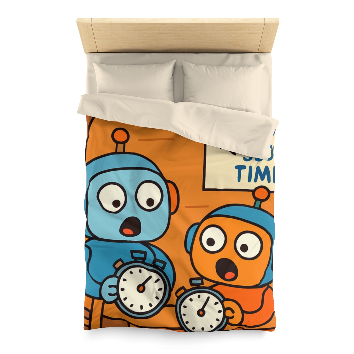 Time Dilation Treehouse Twins stylish duvet covers