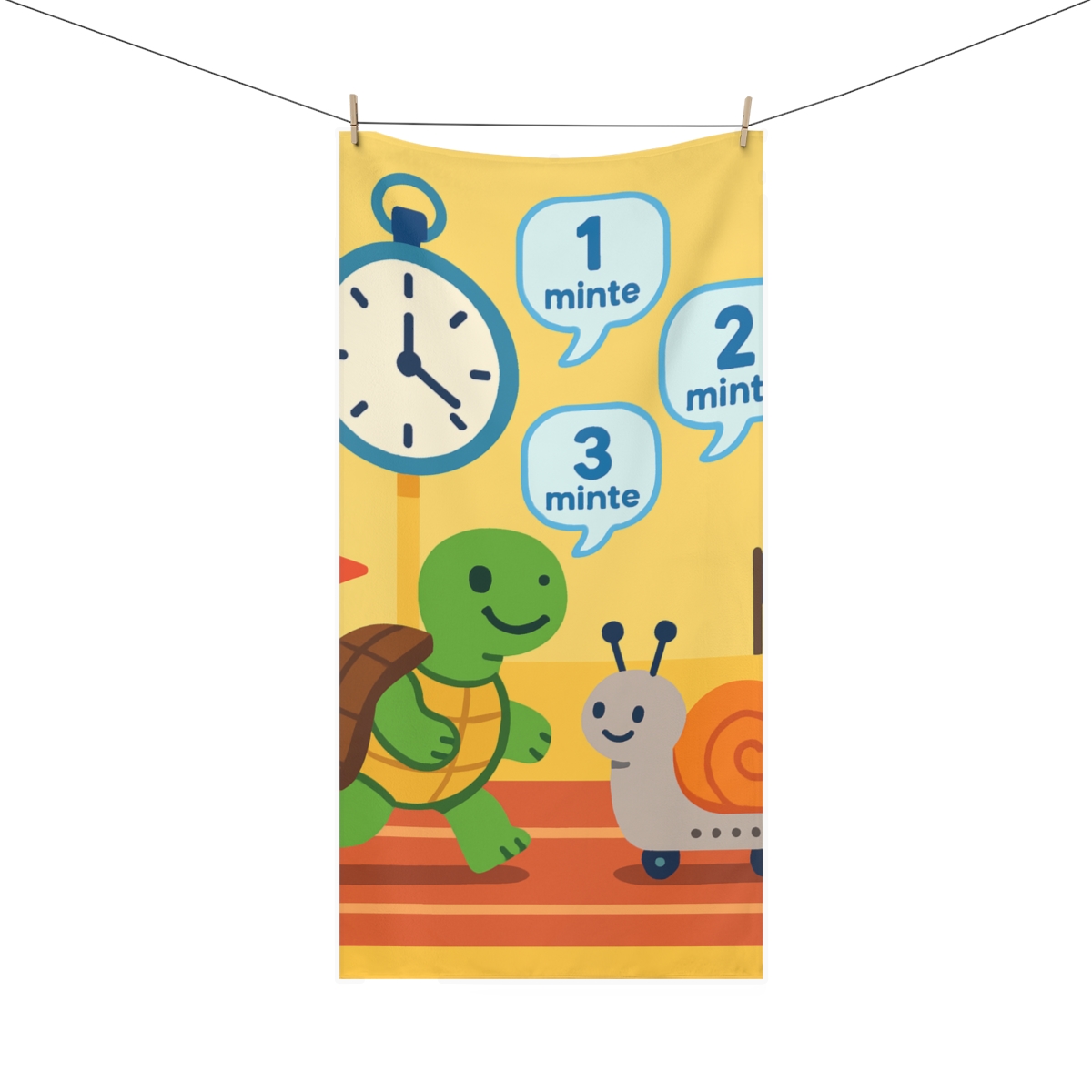 Time Dilation Turtle Race comfortable face towels