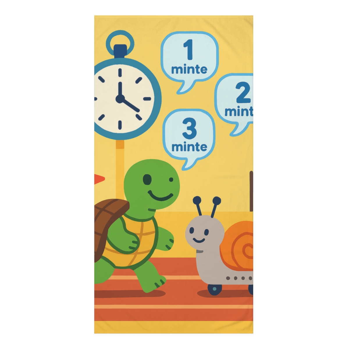 Time Dilation Turtle Race comfortable face towels